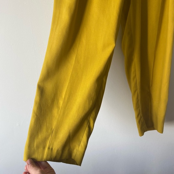 Zara high rise mustard trousers - Picture 4 of 9